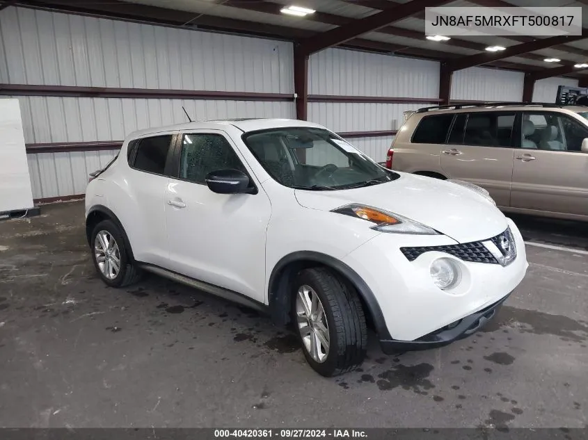 2015 Nissan Juke Sl VIN: JN8AF5MRXFT500817 Lot: 40420361