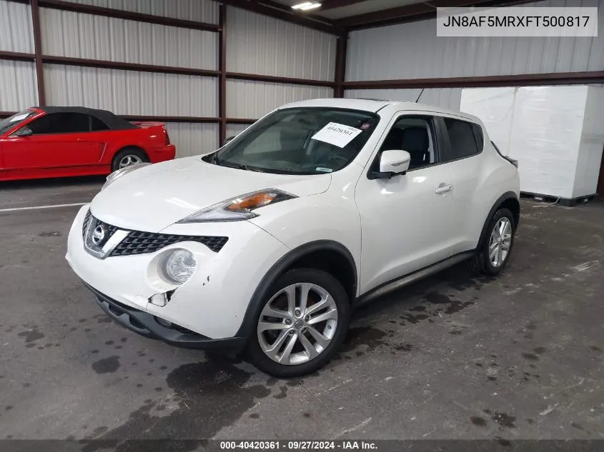 2015 Nissan Juke Sl VIN: JN8AF5MRXFT500817 Lot: 40420361