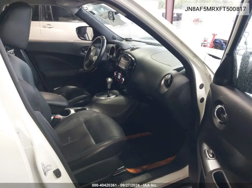 JN8AF5MRXFT500817 2015 Nissan Juke Sl