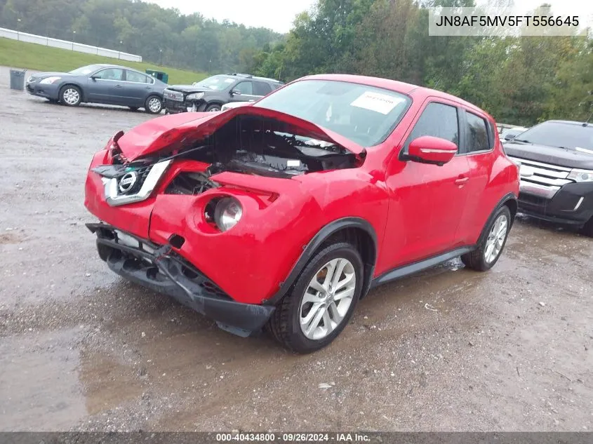 2015 Nissan Juke Sv VIN: JN8AF5MV5FT556645 Lot: 40434800