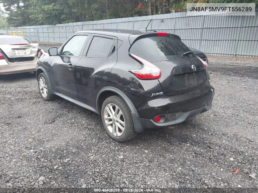 2015 Nissan Juke S/Sv/Sl/Nismo VIN: JN8AF5MV9FT556289 Lot: 40435259