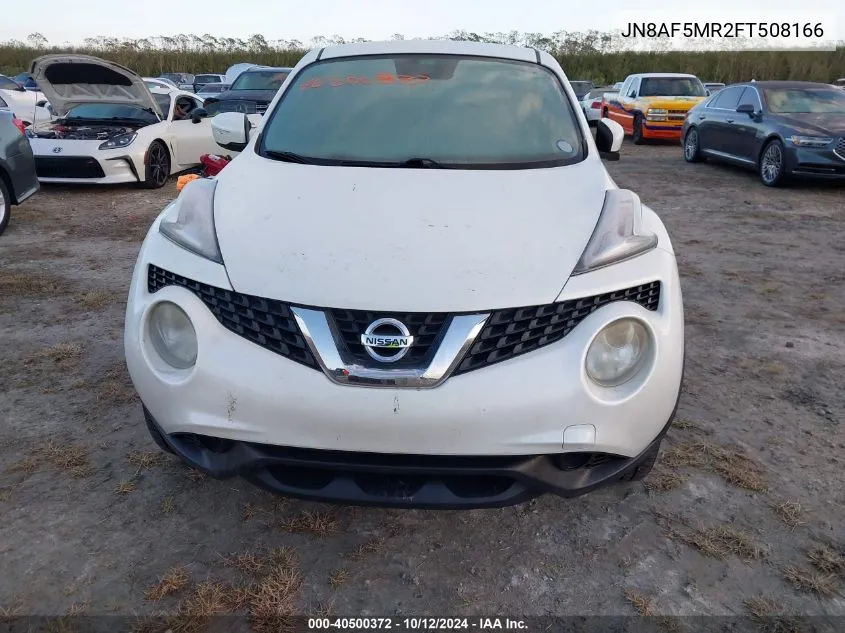 2015 Nissan Juke Sv VIN: JN8AF5MR2FT508166 Lot: 40500372