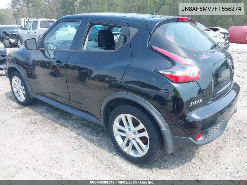 2015 Nissan Juke S VIN: JN8AF5MV7FT556274 Lot: 40504378