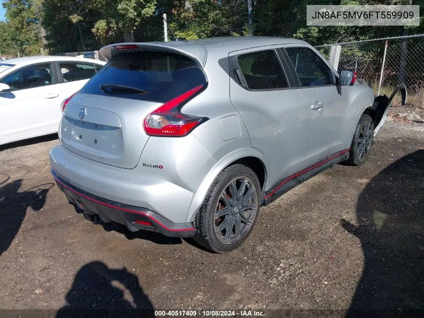 2015 Nissan Juke Nismo VIN: JN8AF5MV6FT559909 Lot: 40517409