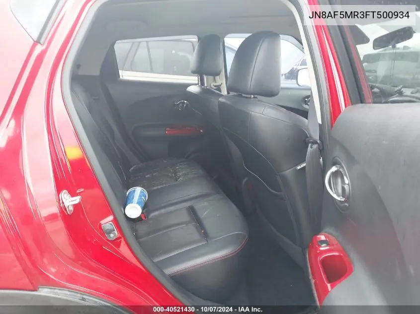 JN8AF5MR3FT500934 2015 Nissan Juke Sl