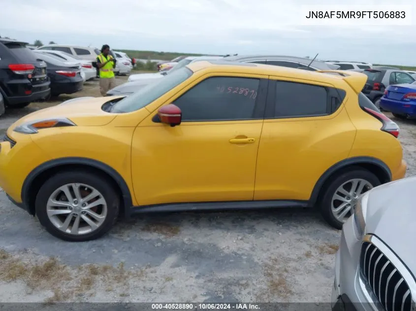 2015 Nissan Juke Sl VIN: JN8AF5MR9FT506883 Lot: 40528890