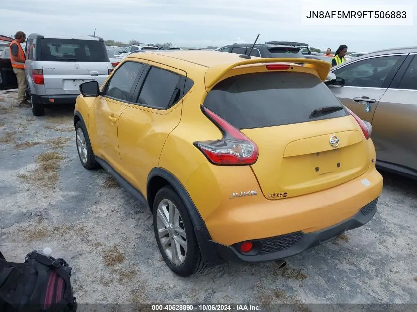 2015 Nissan Juke Sl VIN: JN8AF5MR9FT506883 Lot: 40528890