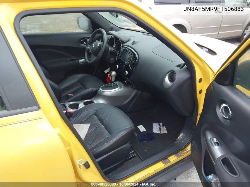 2015 Nissan Juke Sl VIN: JN8AF5MR9FT506883 Lot: 40528890