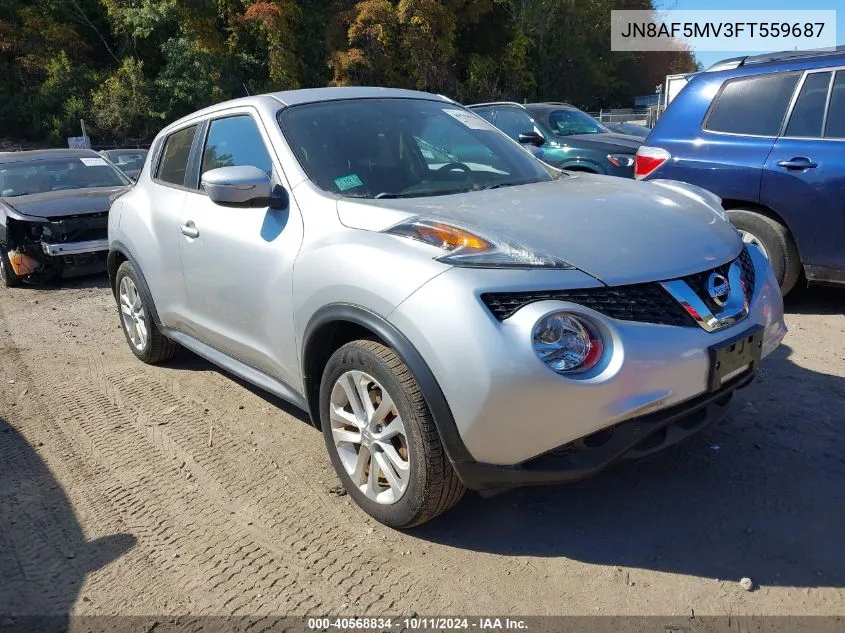 2015 Nissan Juke Sv VIN: JN8AF5MV3FT559687 Lot: 40568834