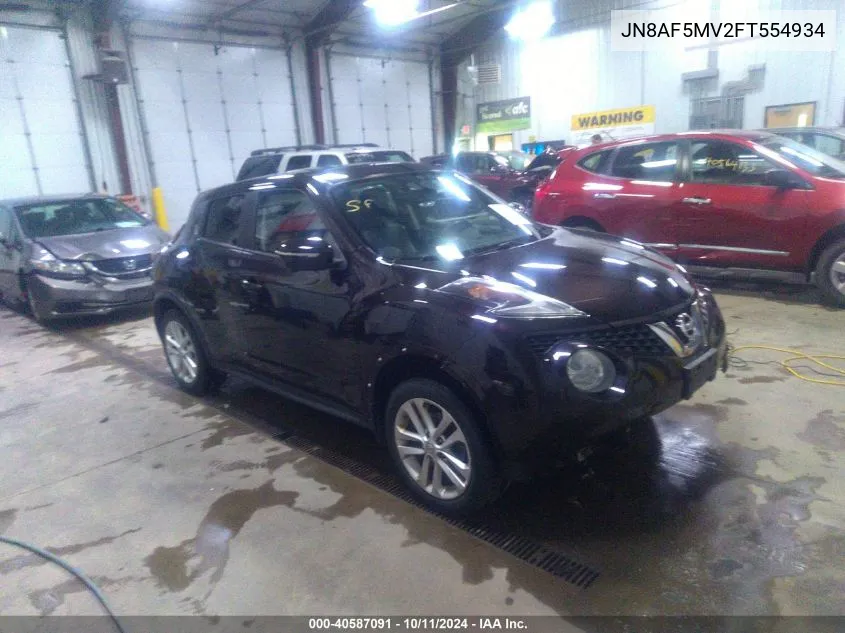 2015 Nissan Juke Sl VIN: JN8AF5MV2FT554934 Lot: 40587091