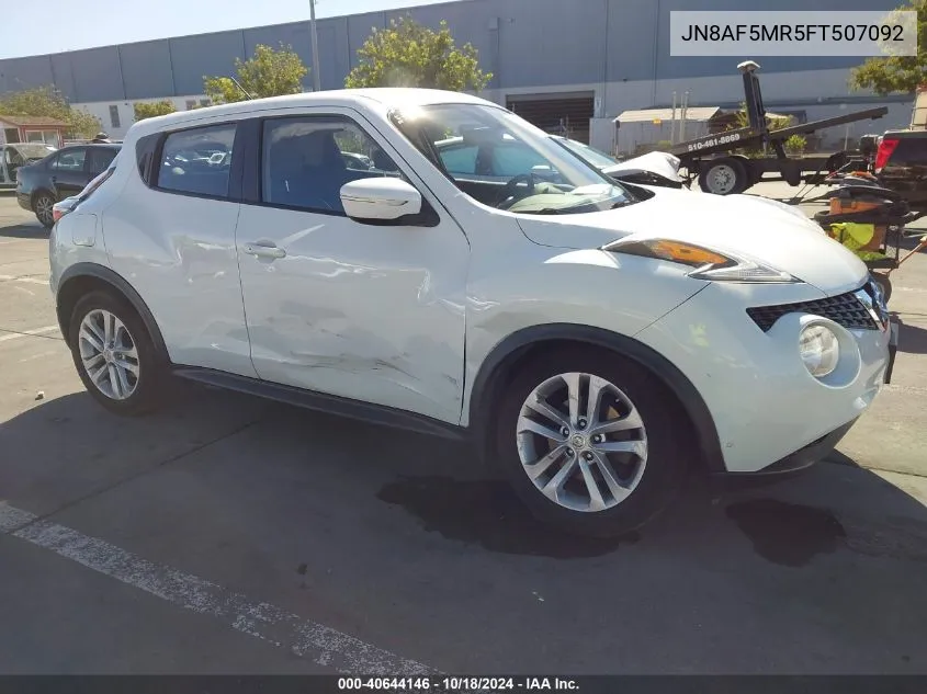 2015 Nissan Juke S VIN: JN8AF5MR5FT507092 Lot: 40644146