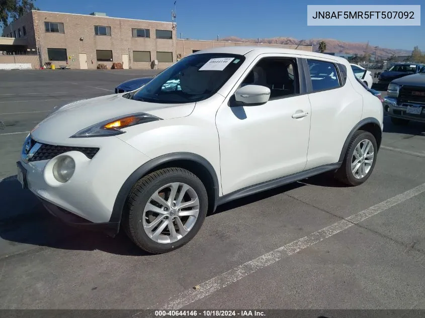 2015 Nissan Juke S VIN: JN8AF5MR5FT507092 Lot: 40644146