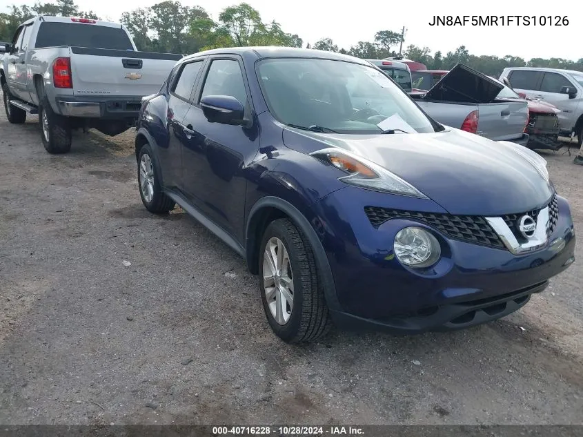 2015 Nissan Juke Nismo/S/Sl/Sv VIN: JN8AF5MR1FTS10126 Lot: 40716228