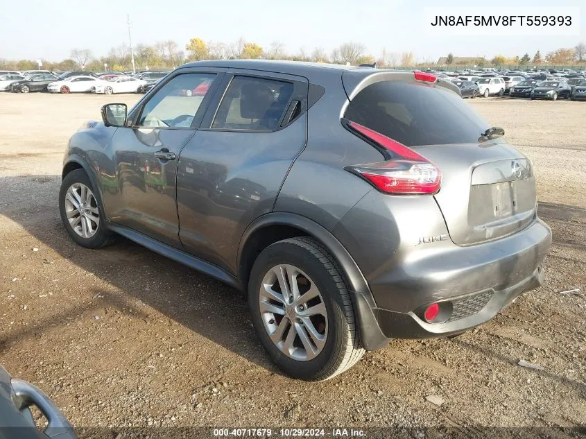 2015 Nissan Juke Sv VIN: JN8AF5MV8FT559393 Lot: 40717679