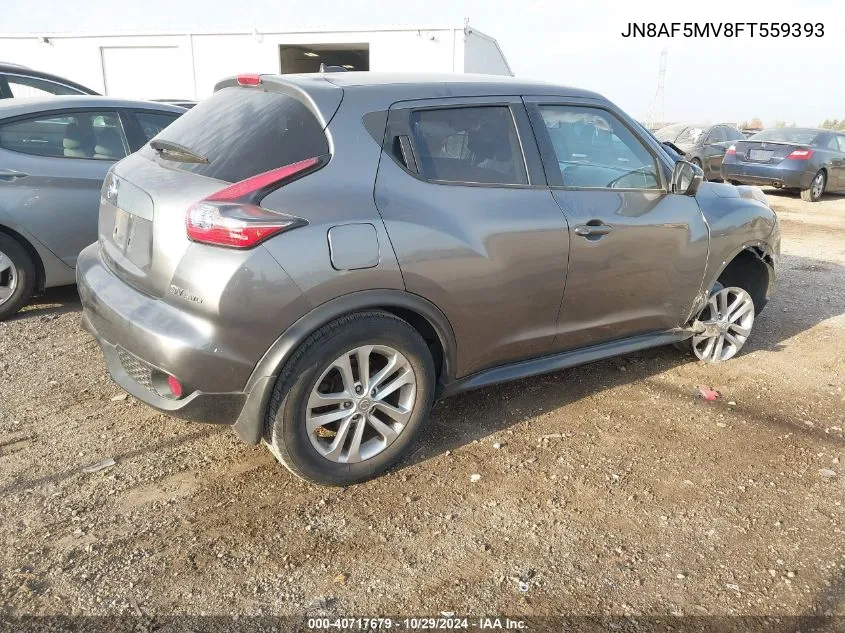 2015 Nissan Juke Sv VIN: JN8AF5MV8FT559393 Lot: 40717679