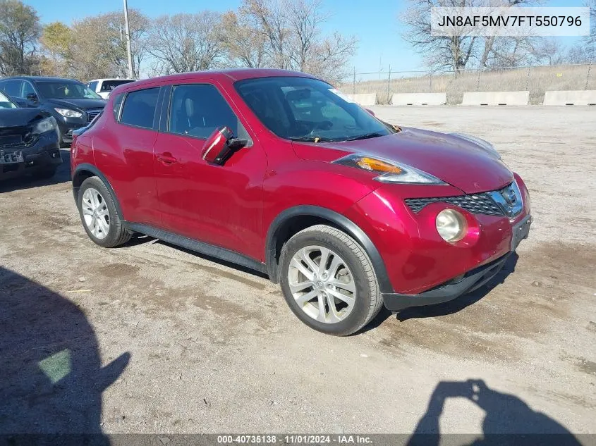 2015 Nissan Juke Sl VIN: JN8AF5MV7FT550796 Lot: 40735138