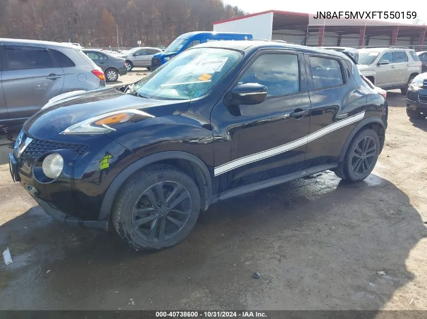 JN8AF5MVXFT550159 2015 Nissan Juke Sl