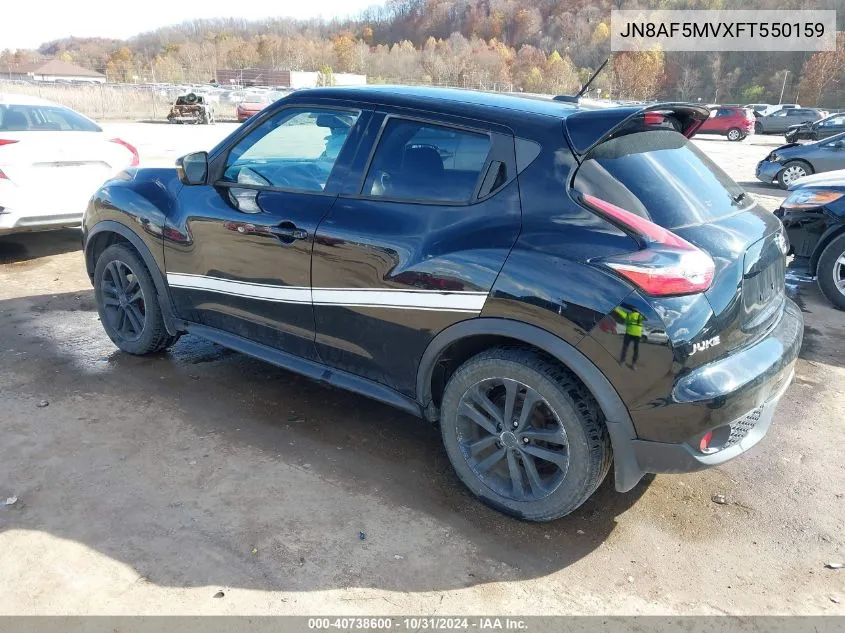 JN8AF5MVXFT550159 2015 Nissan Juke Sl