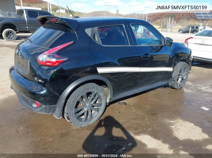 JN8AF5MVXFT550159 2015 Nissan Juke Sl