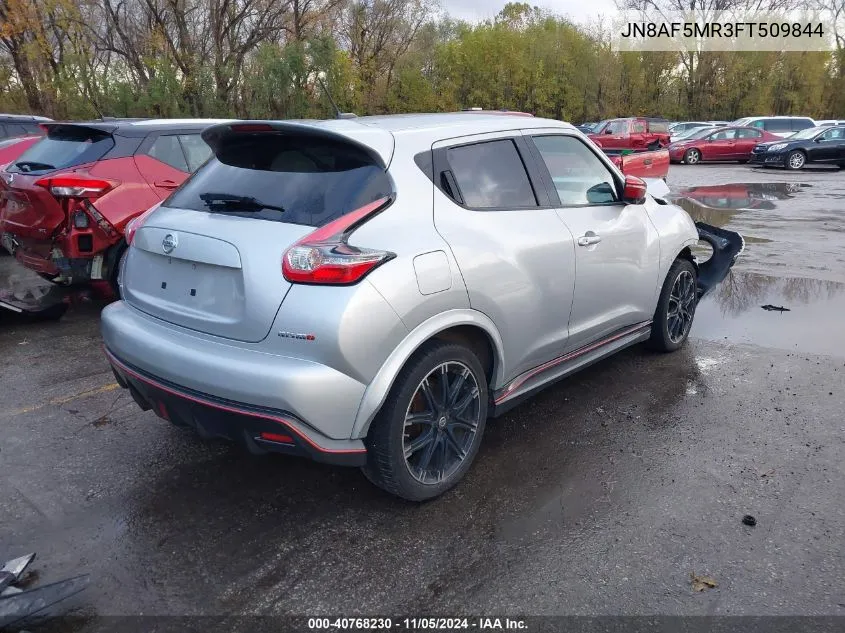 2015 Nissan Juke Nismo VIN: JN8AF5MR3FT509844 Lot: 40768230