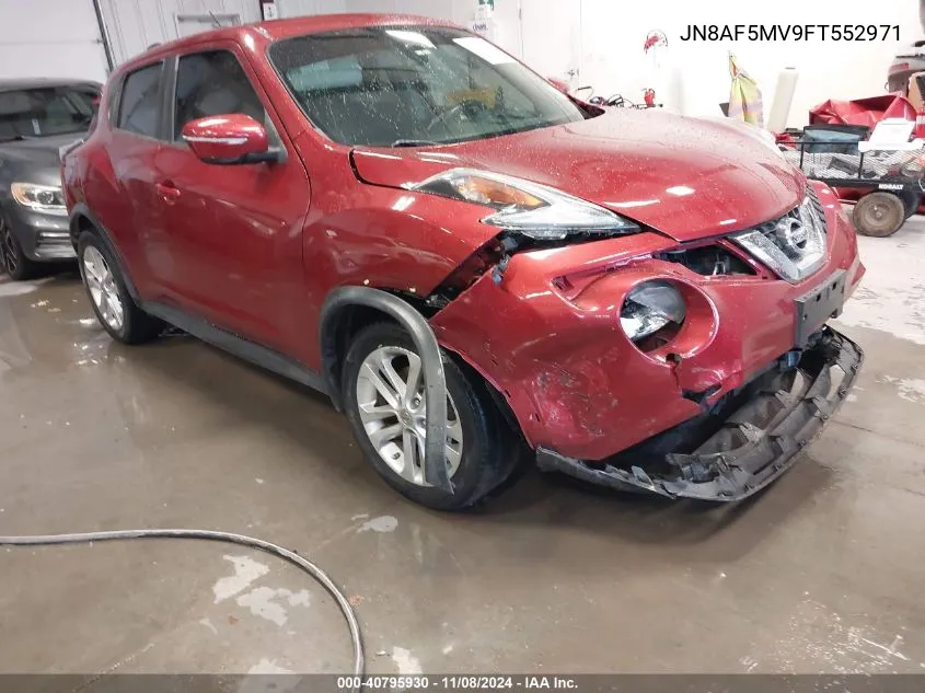 2015 Nissan Juke Sv VIN: JN8AF5MV9FT552971 Lot: 40795930