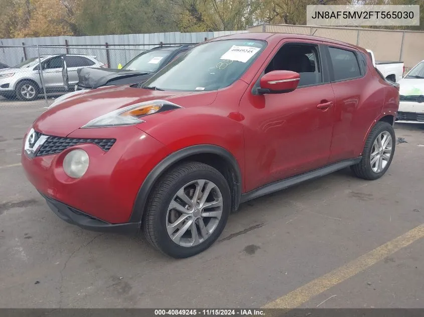 2015 Nissan Juke S VIN: JN8AF5MV2FT565030 Lot: 40849245