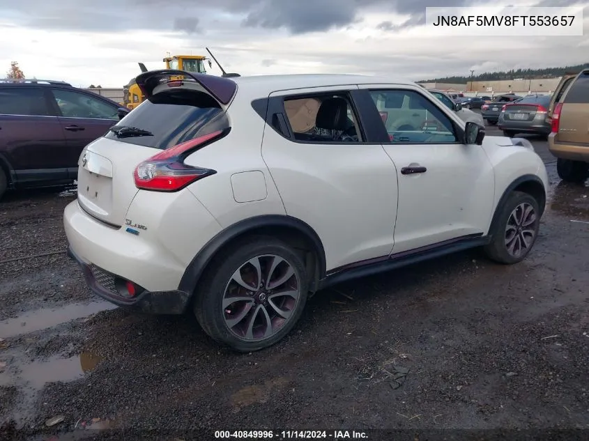 2015 Nissan Juke Nismo/S/Sl/Sv VIN: JN8AF5MV8FT553657 Lot: 40849996