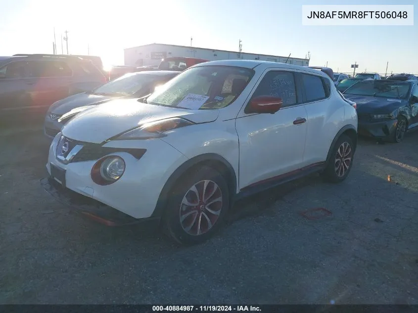 2015 Nissan Juke Sv VIN: JN8AF5MR8FT506048 Lot: 40884987