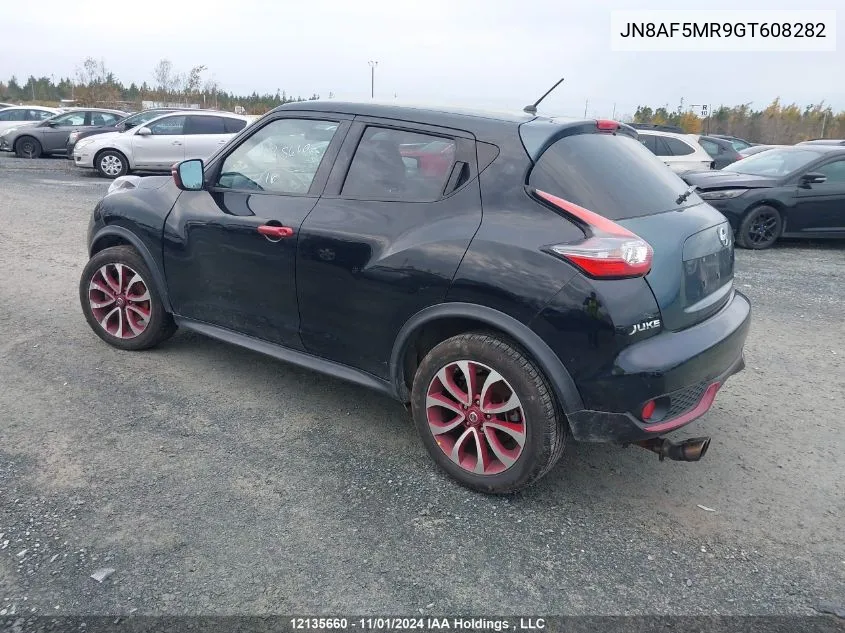 2016 Nissan Juke Nismo Rs VIN: JN8AF5MR9GT608282 Lot: 12135660