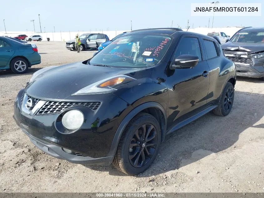 JN8AF5MR0GT601284 2016 Nissan Juke Sl