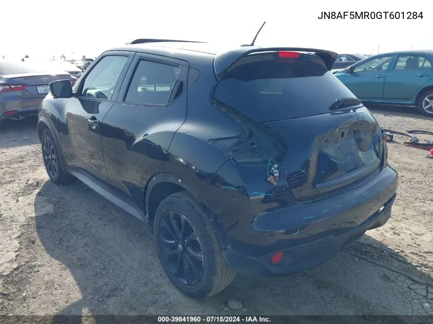 2016 Nissan Juke Sl VIN: JN8AF5MR0GT601284 Lot: 39841960