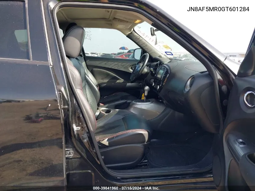 JN8AF5MR0GT601284 2016 Nissan Juke Sl