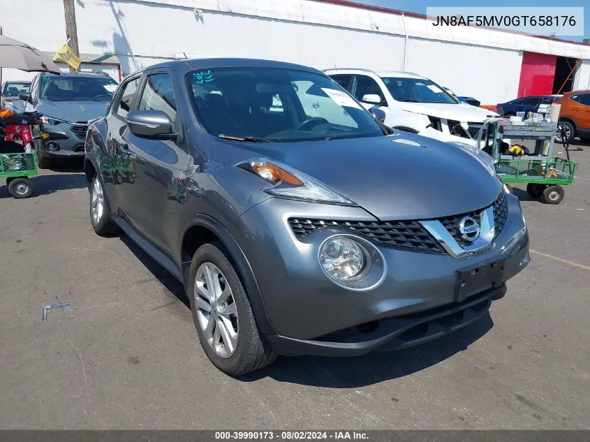 2016 Nissan Juke S VIN: JN8AF5MV0GT658176 Lot: 39990173