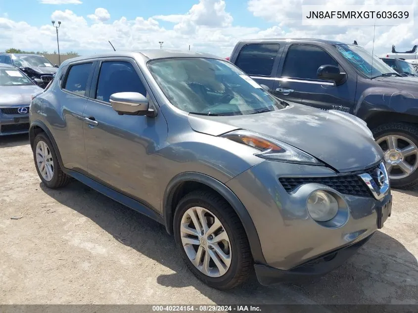 JN8AF5MRXGT603639 2016 Nissan Juke Sv