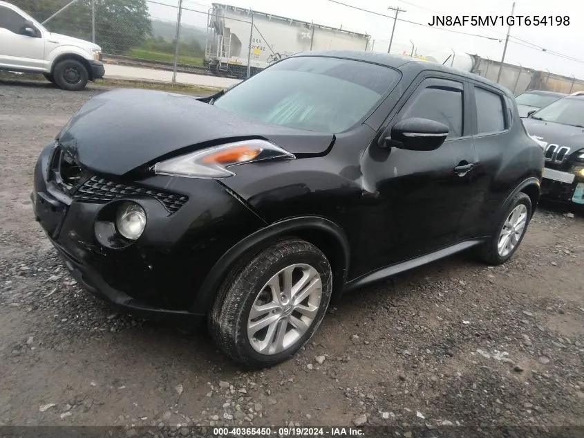 JN8AF5MV1GT654198 2016 Nissan Juke S