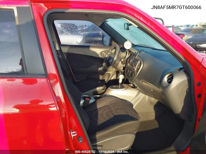 JN8AF5MR7GT600066 2016 Nissan Juke Nismo/S/Sl/Sv