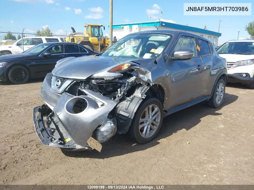 JN8AF5MR3HT703986 2017 Nissan Juke