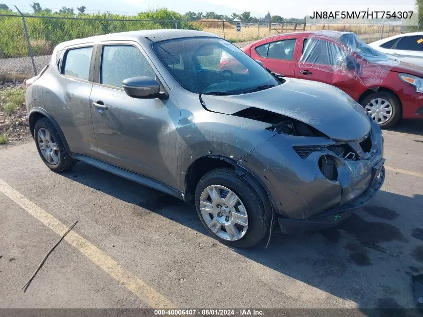 JN8AF5MV7HT754307 2017 Nissan Juke S