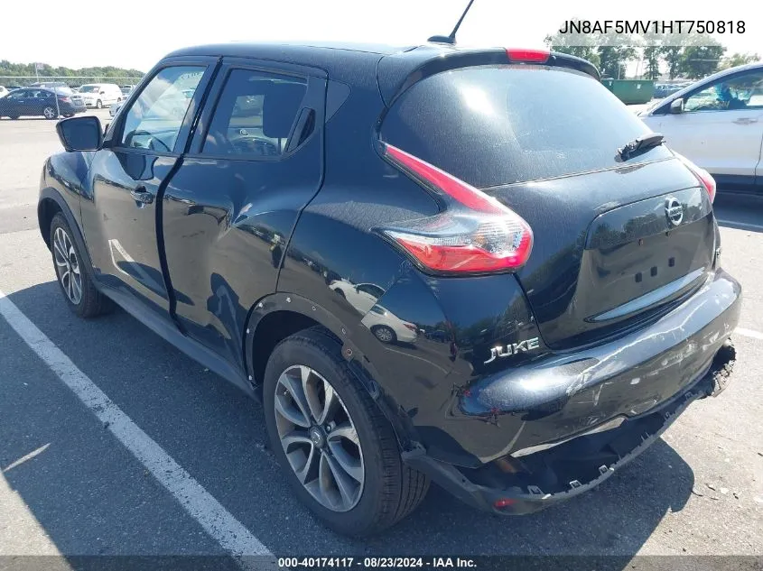 JN8AF5MV1HT750818 2017 Nissan Juke Sv