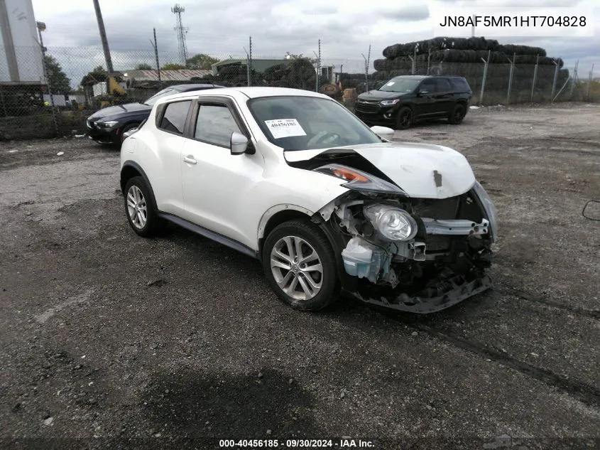 2017 Nissan Juke S VIN: JN8AF5MR1HT704828 Lot: 40456185