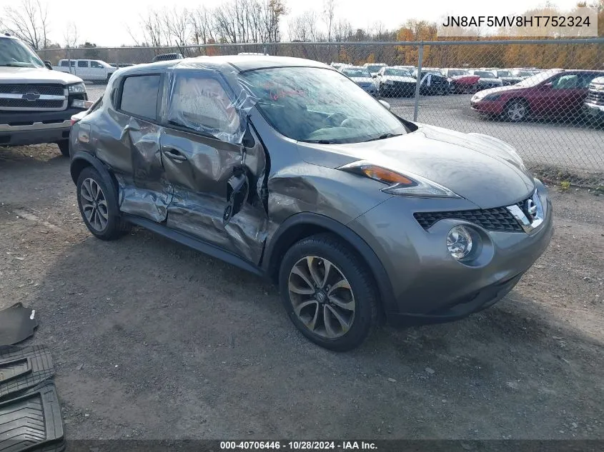 JN8AF5MV8HT752324 2017 Nissan Juke Sv