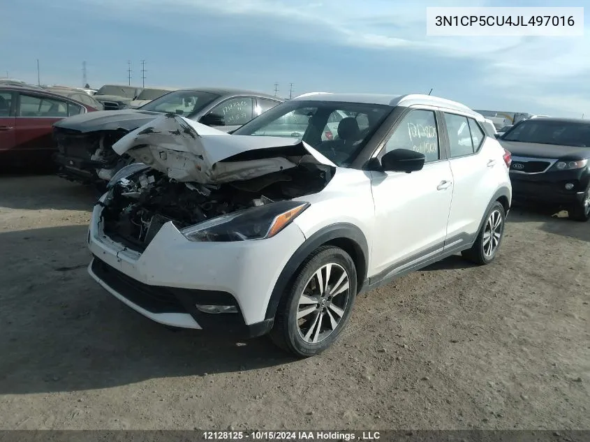 2018 Nissan Kicks VIN: 3N1CP5CU4JL497016 Lot: 12128125