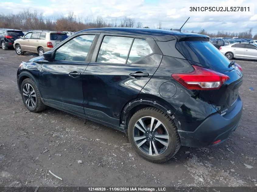 2018 Nissan Kicks VIN: 3N1CP5CU2JL527811 Lot: 12146928