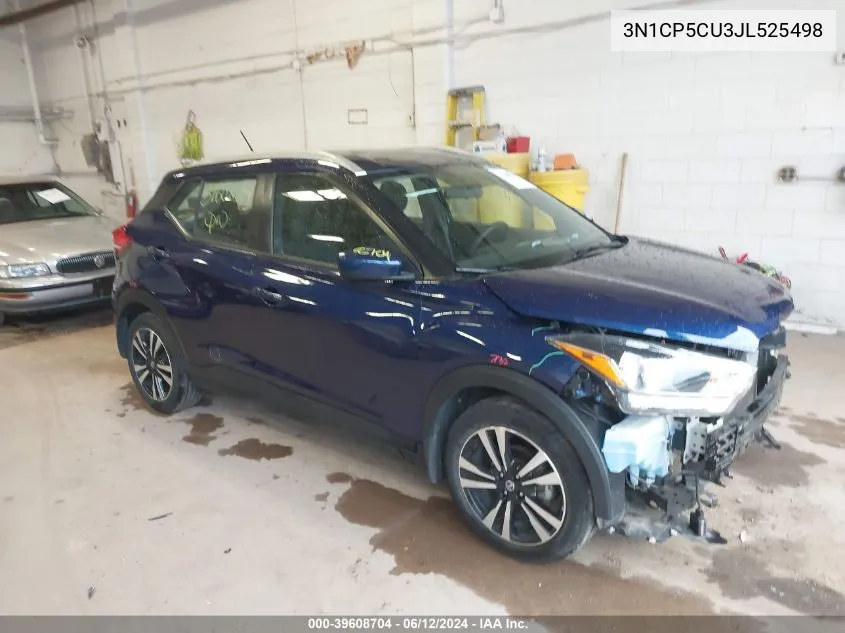 2018 Nissan Kicks Sv VIN: 3N1CP5CU3JL525498 Lot: 39608704