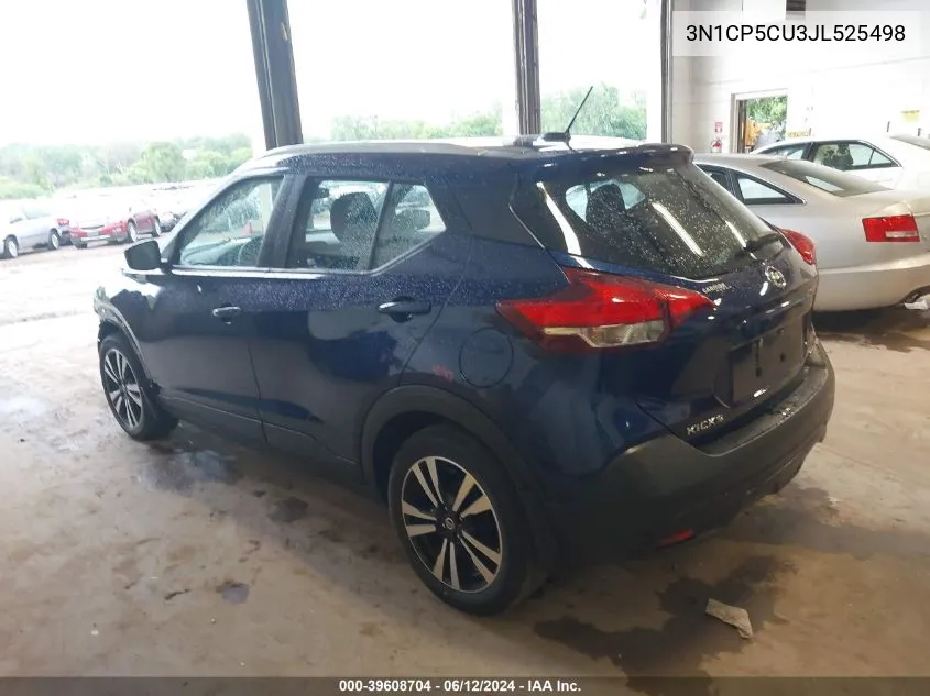 3N1CP5CU3JL525498 2018 Nissan Kicks Sv