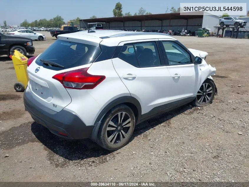 3N1CP5CU3JL544598 2018 Nissan Kicks Sv