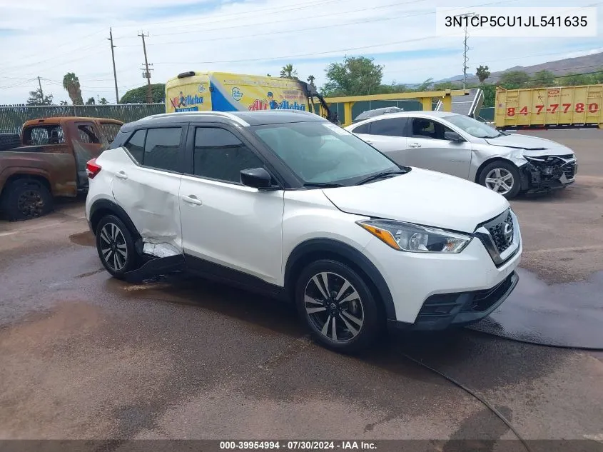 2018 Nissan Kicks Sv VIN: 3N1CP5CU1JL541635 Lot: 39954994