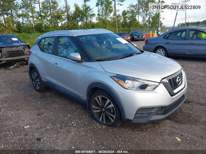 2018 Nissan Kicks Sv VIN: 3N1CP5CU1JL522809 Lot: 40195071