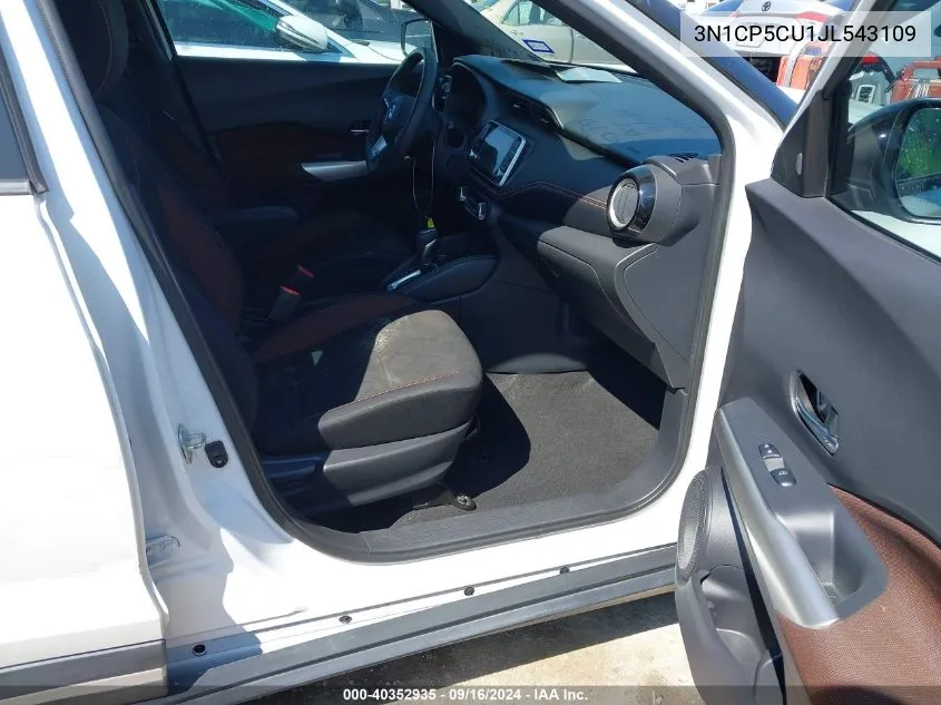 3N1CP5CU1JL543109 2018 Nissan Kicks S/Sr/Sv