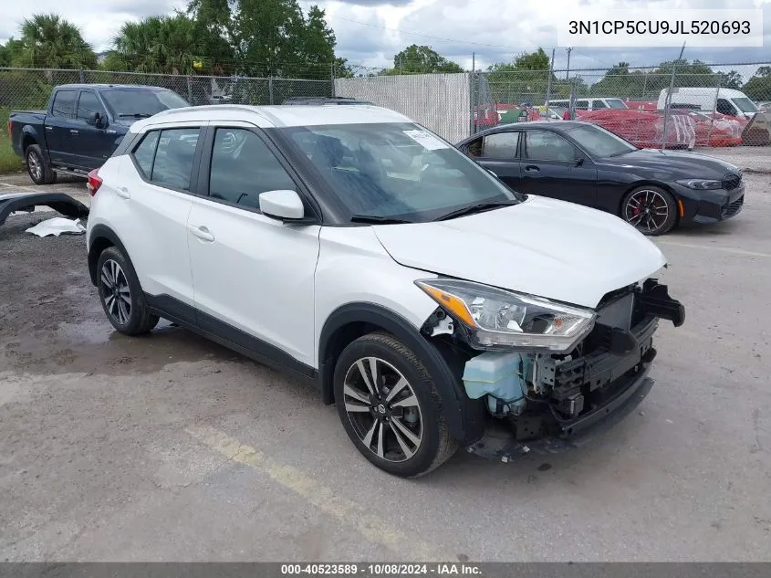 2018 Nissan Kicks Sv VIN: 3N1CP5CU9JL520693 Lot: 40523589